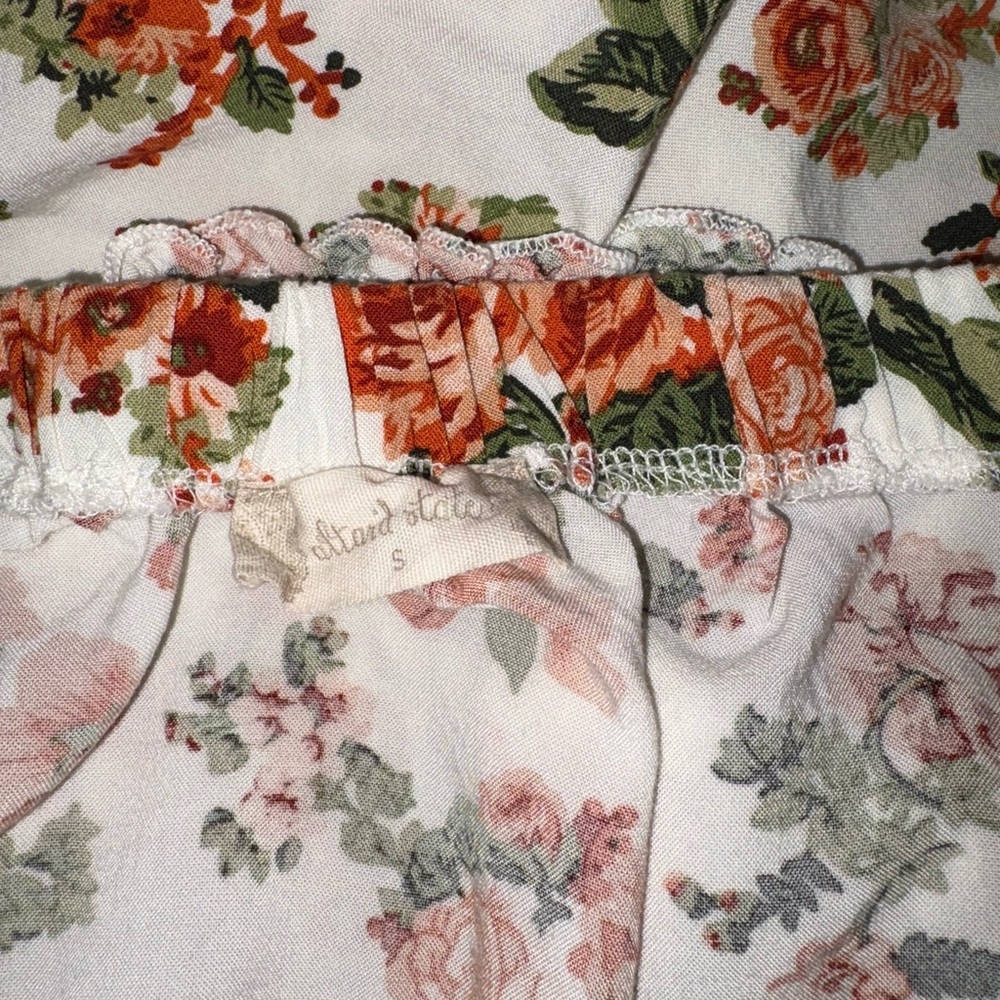 Altar’d State Floral Off-Shoulder Blouse Small - Picture 4 of 4